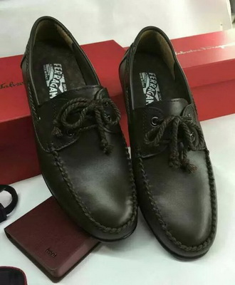 Salvatore Ferragamo Business Casual Men Shoes--039